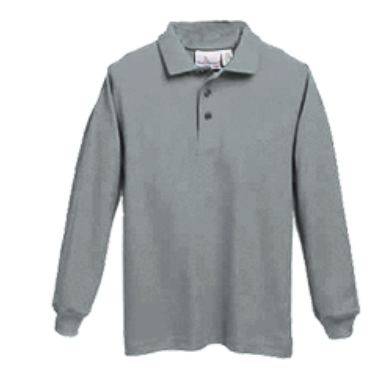 BOYS/MEN *LONG SLEEVE* POLO BRACKEN *** SPECIAL ORDER SEE NOTE***