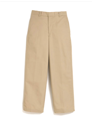 BOYS/MENS Flat Front Pant