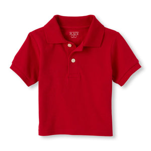 Toddler boys The Children's Place solid pique w/GDA logo - Red