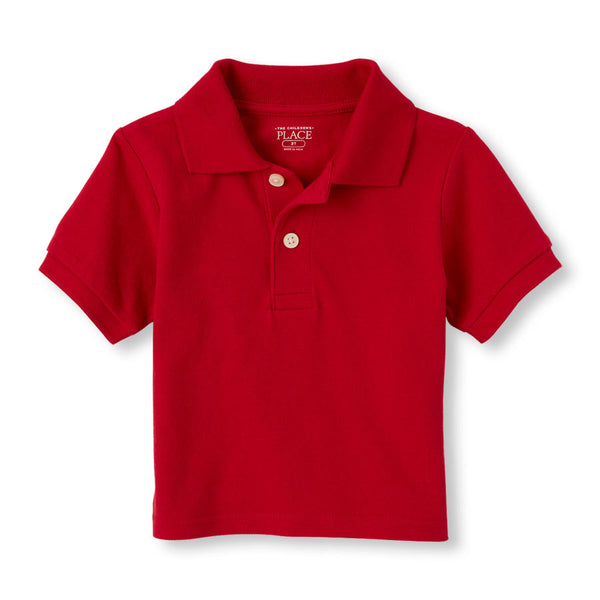 Toddler boys The Children's Place solid pique w/GDA logo - Red